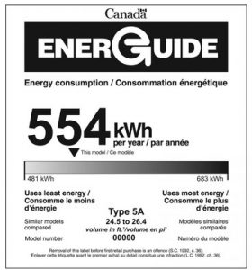 Energy Performance Label - EnerGuide Canada